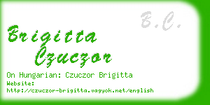 brigitta czuczor business card